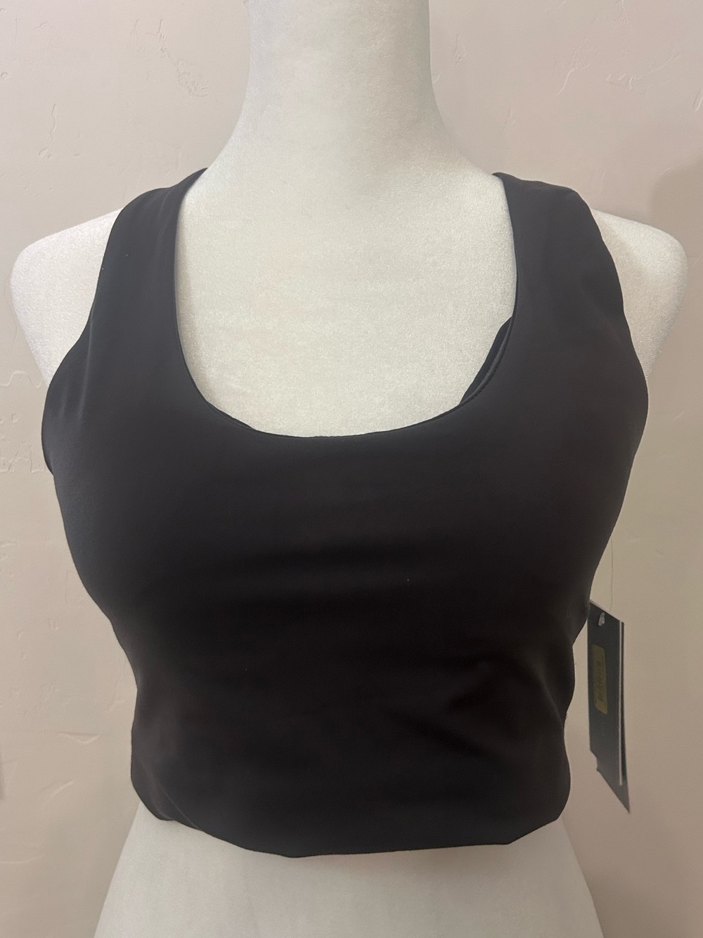 Antonio Melani dark grey racerback sports bra size M - NWT